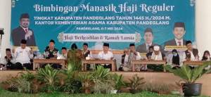Jema&#039;ah Haji Pandeglang Ikuti Bimbingan Manasik