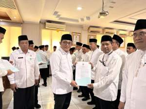 Kepala Kemenag Kab Tangerang Lantik 29 Pengurus BKM Tingkat Kecamatan
