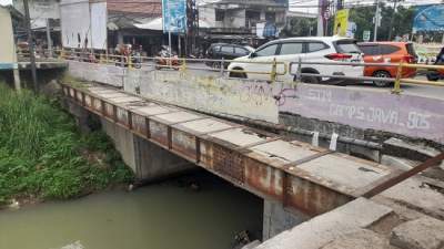 Perumdam TKR Kabupaten Tangerang Tunggu Izin Pemasangan Pipa Air di Samping Jembatan Kukun