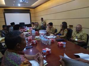 Dinas PErtanahan Kota Tangerang tengah mengadakan rapat.