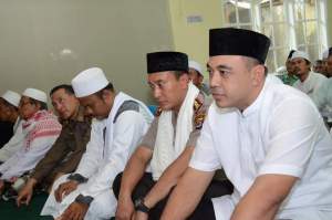 Kapolresta Tangerang AKBP Sabilul Alif bersama  Bupati Tangerang Ahmed Zaki Iskandar