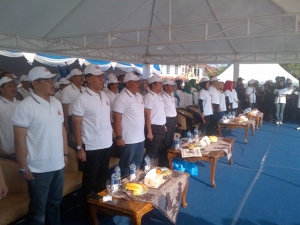  Walikota,Para SKPD,TNI,Polres dan Tamu Undangan Saat Pembukaan Festival