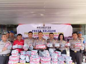 Ribuan Petasan Disita Polrestro Tangerang