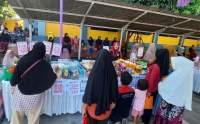 Warga Sumingrah Sambut Bazar Pangan Murah di Kresek
