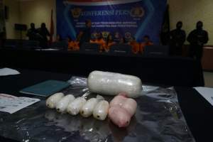 Narkoba digagalkan Bea Cukai Bandara Soekarno Hatta.