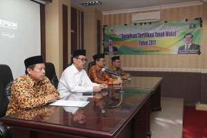 Pemprov Banten Bakal Sertifikasi Tanah Wakaf
