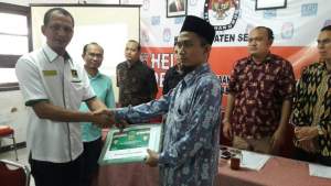 PPP Kabupaten Serang serahkan verifikasi ke KPU.
