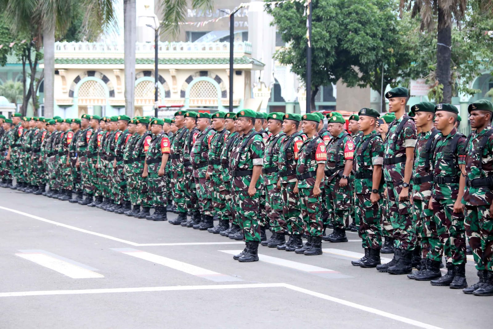 350 Personel Gabungan Ikuti Apel Gelar Pasukan Persiapan Pilkada Dr. N kseskan Pilkada