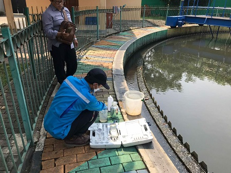 Dinas Perkimta Kota Tangerang Rutin Lakukan Pengujian Kualitas Air Pada Fasilitas Pengolahan Air Limbah Di Kota Tangerang 3