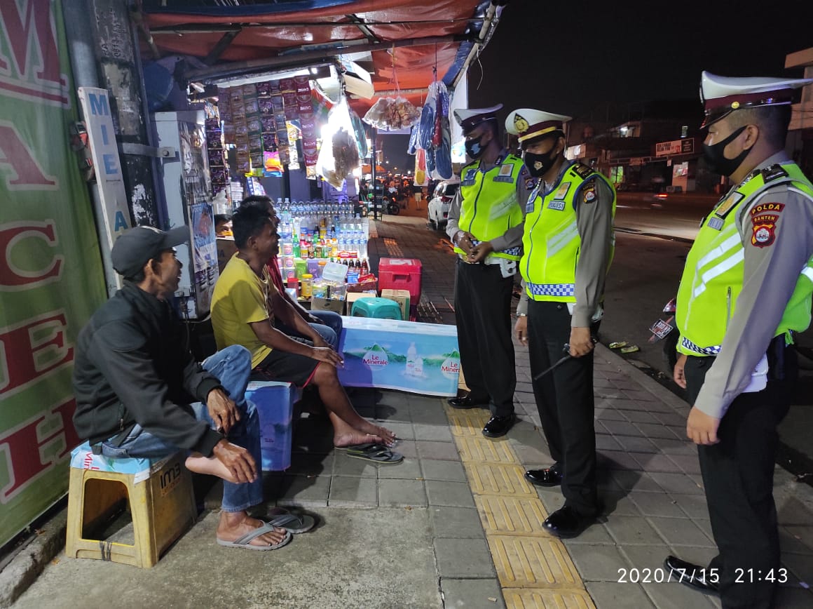 Sosialisasikan Adaptasi Kehidupan Baru Personel Ditlantas Polda Banten Laksanakan Kegiatan Kepolisian yang Ditingkatkan 1