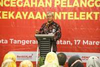 Kemenkumham menyampaikan edukasi.