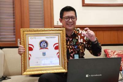 Diskominfo Tangsel Sabet Penghargaan Top Government Public Relations Award 2021