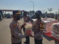 Tahap ke 4,  Polres Serang Distribusikan Bantuan Beras dari Yayasan Buddha Tzu Chi