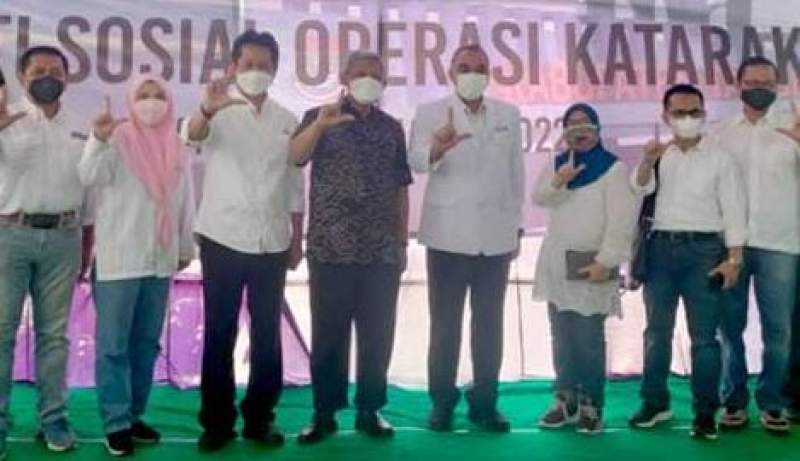 Zaki Hadiri Baksos Operasi Operasi Katarak Gratis di RSUD Pakuhaji