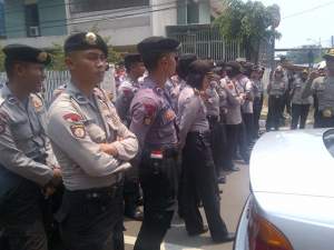 Rapat Pleno KPU Dijaga Ketat 1300 Personel Polres Metro Tangerang Kota