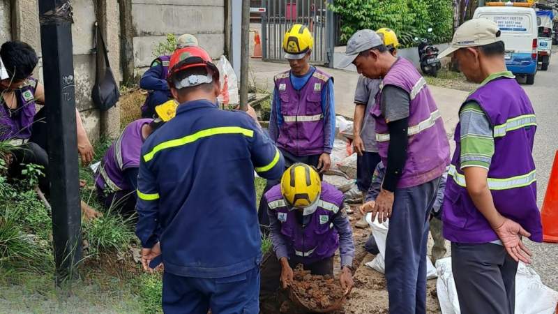 Penanganan Perbaikan Pipa Distribusi Utama di Cisauk Selesai, PERUMDAM TKR Upayakan Percepatan Normalisasi Air