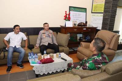 Dandim 0510 Tigaraksa Terima Kunjungan Kapolresta Tangerang