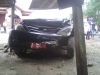 Pemilik Warung Syok Warungnya Ditabrak Mobil Dinas Milik pemprov Banten