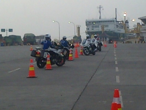 Polres Cilegon Tekan Kecelakaan lewat Aksi Safety Riding