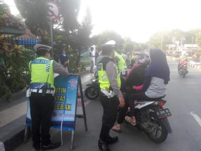 Satlantas Polres Lebak Gelar Razia Rutin
