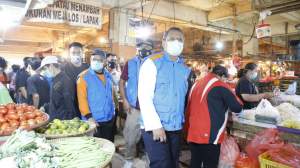 Sidak ke Pasar, Benyamin: 90 Persen Warga Tangsel Tertib Masker