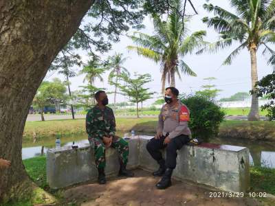 Jalin Sinergitas TNI Polri, Kapolsek Mauk Kunjungi Sat Radar 211