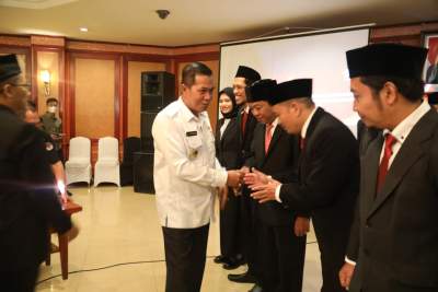PPK KPU Kota Serang Resmi Dilantik, Ini Pesan Walikota Serang