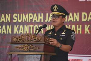 6 Pejabat Admistrasi di Lingkungan Kemenkumham Banten Dilantik dan Diambil Sumpahnya