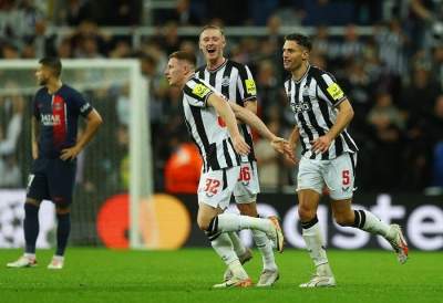 Newcastle United Hajar Paris Saint-Germain 4-1 di Liga Champions 2023/2024