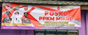 Camat Sukadiri Meminta RT/RW Terus Sosialisasikan PPKM Mikro Dimasing-masing Wilayahnya