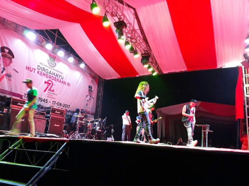 Rayakan HUT RI, OKP Kecamatan Panongan Gelar Festival Band