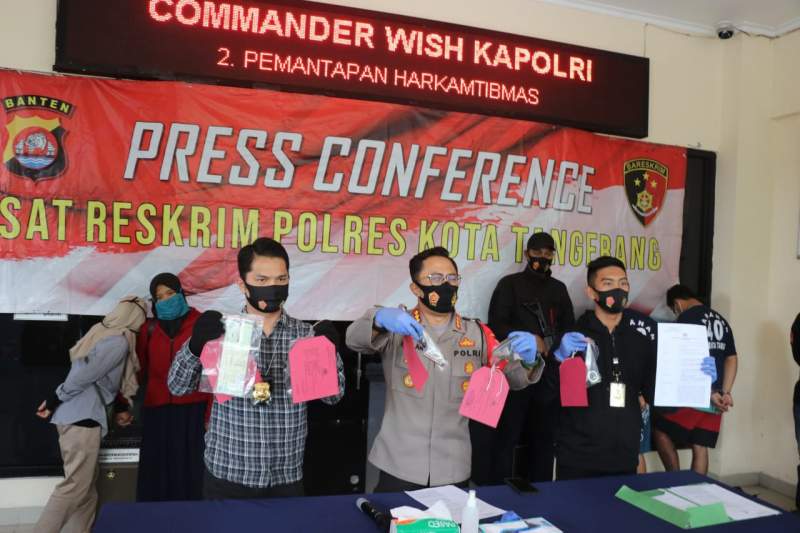 Curi 1080 Unit Motor, Dua Pelaku Dibekuk Polresta Tangerang