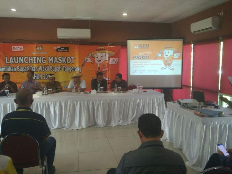 ⁠⁠⁠Maskot Pilbup Kabupaten Tangerang Dilaunching