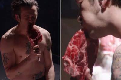 Matt Healy Makan Daging Mentah saat Manggung, Netizen: Caper!