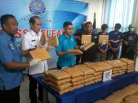 100 Kg Ganja Milik Seorang Narapidana Dalam Lapas Diamanakan BNNP Banten