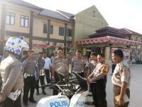 Polres Serang Menerima Kunjungan Tim&nbsp; Puslitbang Polri, Guna penelitian Kelayakan Kendaraan