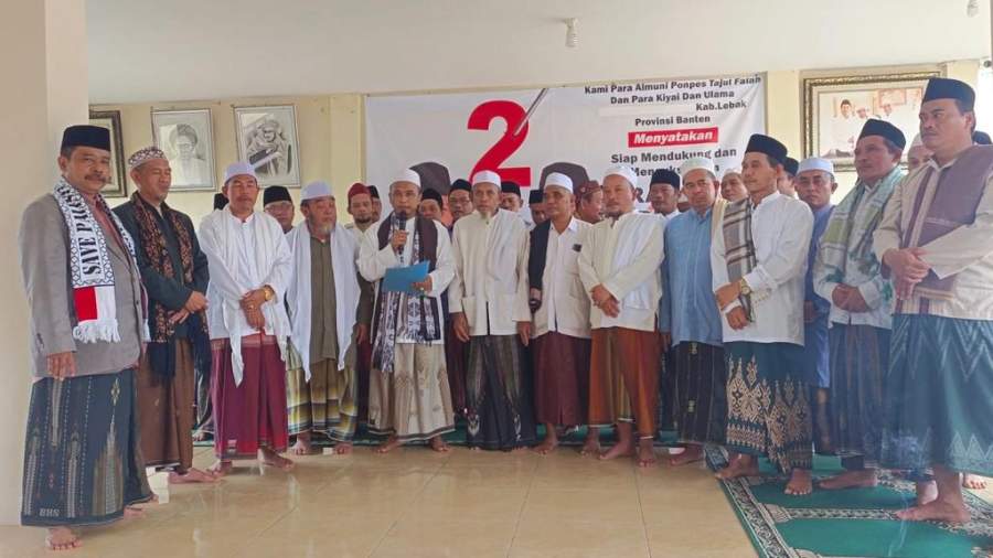 Semakin Mantap, Ponpes Salafiyah Tajul Falah dan Ulama Kharismatik di Lebak Banten Dukung Prabowo Gibran