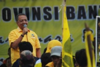 MS Hidayat Ramaikan Kampanye Akbar Partai Golkar Cilegon