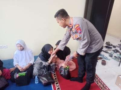 Kapolsek Panongan Gelar Santunan Anak Yatim