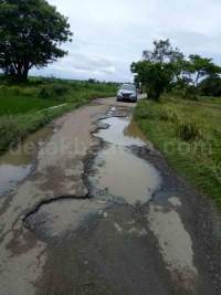 Rusak Parah, Warga Minta Perbaikan Jalan Kedaung