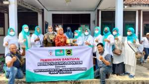 Gerai Lengkong Beri Trauma Healing dan Bantuan Untuk Korban Gempa Banten