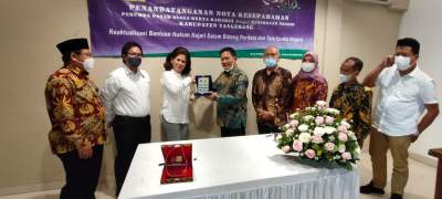 Kejari Kabupaten Tangerang Tandatangani MOU dengan Perumda Pasar NKR