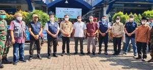 Vaksinasi yang Digelar MD KAHMI dan STIE PPI Ditinjau Wabup Tangerang
