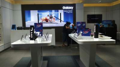 Gerai Samsung di Pamulang Square, Kota Tangsel.