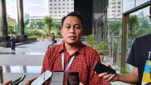 Kabag Pemberitaan KPK, Ali Fikri di Gedung KPK, Jakarta.
