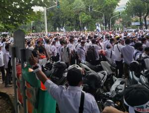 Baru Dilantik, Apdesi Menggelar Unjuk Rasa ke Istana Presiden