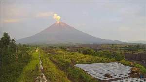 Kembali Erupsi, Gunung Semeru Semburkan Abu Vulkanik Setinggi 2 Km