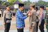 Satpol PP dan Satlinmas Gelar Apel Gelar Pasukan Mantap Brata