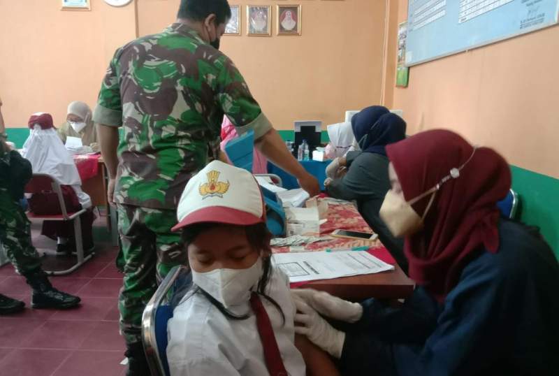 Program Vaksinasi Siswa SD di Pisangan Sudah Dilaksanakan