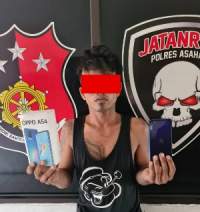 Maling Handphone, Kaki Pria Asal Asahan Ditembak Polisi